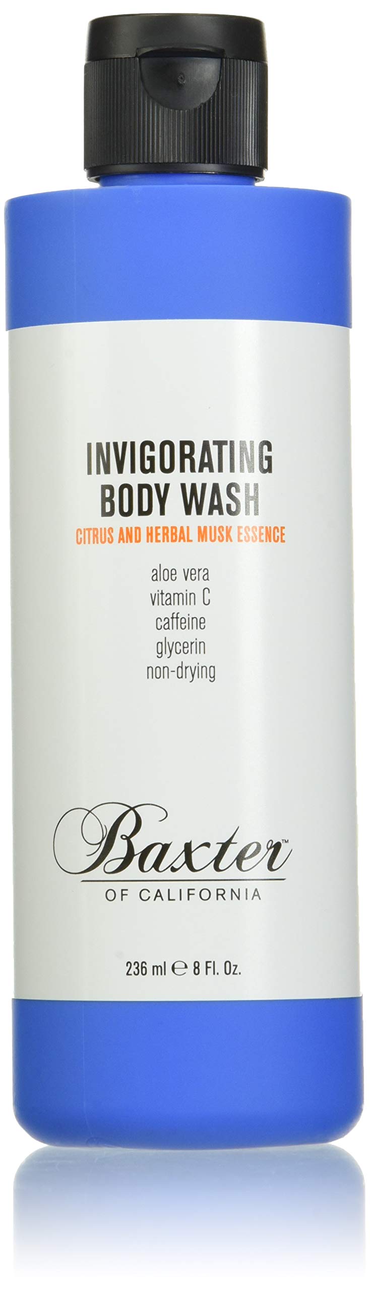 Baxter of California Invigorating Body Wash Citrus & Herbal Musk - Gel Texture, Sulphate-Free, 236ml