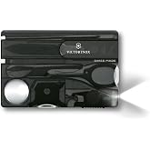 Victorinox Men's Taschenwerkzeug Swisscard Lite Onyx Pocket Knife-Set, Black Transparent, One Size, Alloy Steel