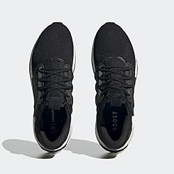 adidas mens X_PLRBOOST Black/Grey/White 9.5