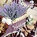 Leyaron 6 Bundles Artificial Lavender Bouquet Fake Lavender Bunch Purple Lavender Flowers Artificial Plant for Wedding, Home Decor, Office, Garden, Patio Decoration
