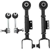 NewYall Rear Upper Control Arm and Left Right Stabilizer Sway Bar End Link | for Honda CR-V 2007-2016