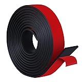 Rubber Tape with Adhesive Backing - 1" Wide x