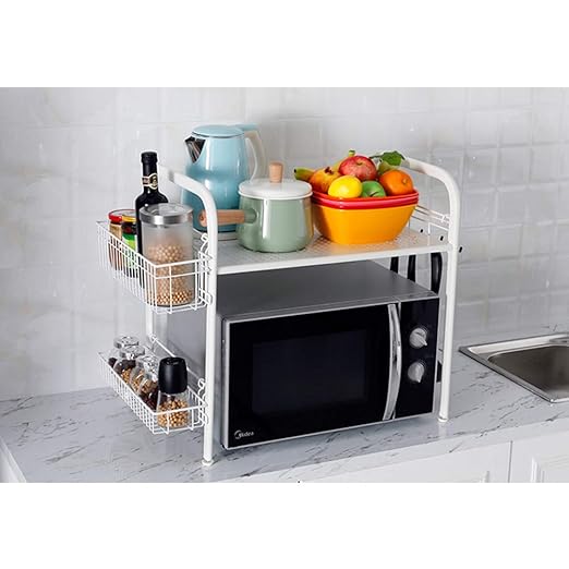 ZXCC Multiuso Soporte De Microondas con Almacenamiento ...