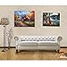 HaiMay 2 Pack DIY 5D Diamond Painting Kits Full Drill Rhinestone Painting Countryside Diamond Pictures for Wall Decoration,Pastoral Style (Canvas 12×16 Inch/12×16 inch)