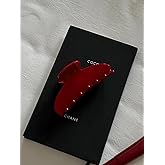 Red Hair Claw Clips For Women, Vintage Red Hair Clips Nonslip Hair Clips for Thick & Thin Hair & Curly Hair Fashion Hair Accessories
