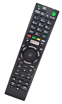 Ersatz Fernbedienung passend für Sony TV KDL-55W756C | KDL-55W805C | KDL-55W807C | KDL-65W855C | KDL-65W857C | KDL-65W858C | 