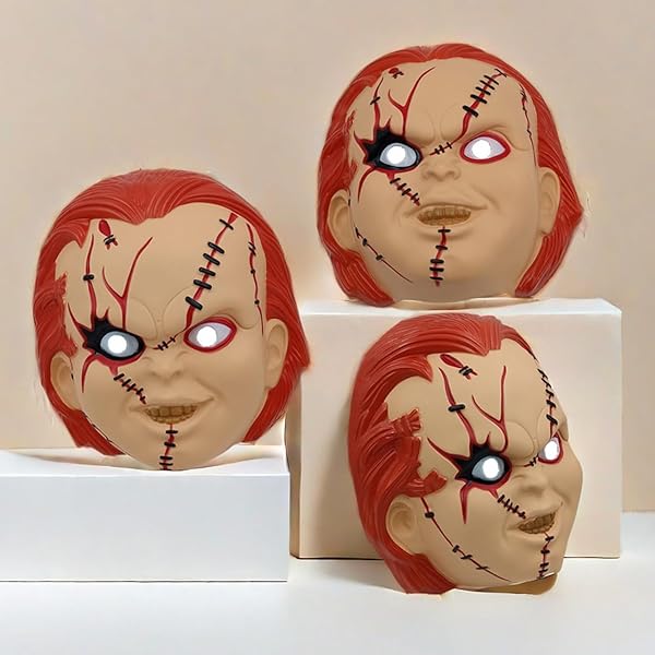 Amazon.com: Child's Play 3 Ultimate Chucky Pizza Face Head
