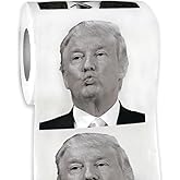 Donald Trump Toilet Paper Roll, Funny Political Humor Joke Gift, Gimmick Gifts for Republicans and Democrats
