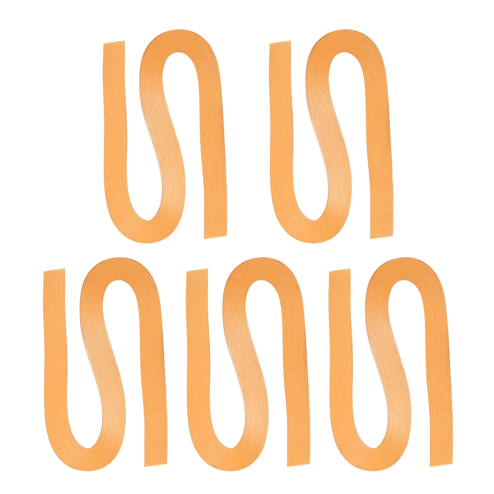 PATIKIL 600pcs Quilling Strips Paper 3mm(1/8") 54cm Origami Paper Quilling Strip for Art DIY Hand Craft Christmas, Light Orange