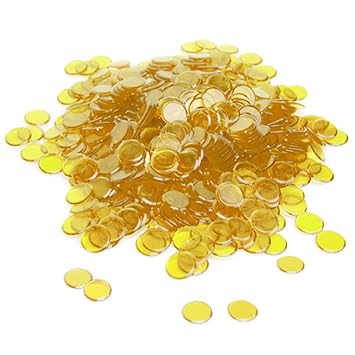Brybelly Holdings GBIN-007 300 Pack Yellow Bingo Chips