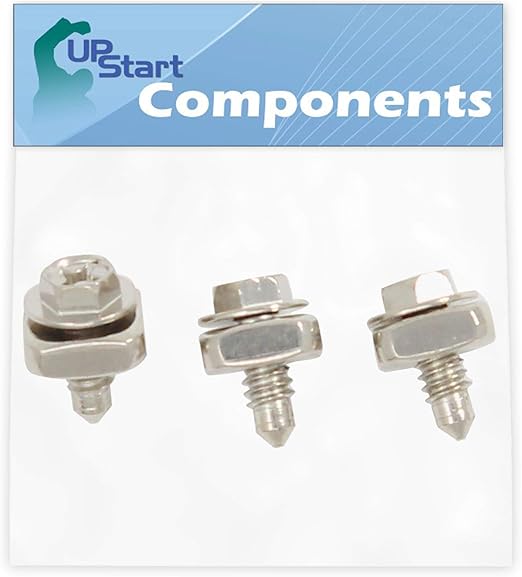 3Pieces 279393 Dryer Cord Screw Kit Replacement for Amana