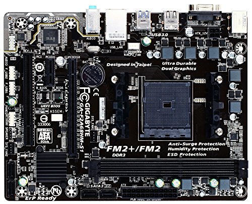 Placa Mãe Gigabyte GA-F2A68HM-S1 Micro-ATX, Fm2+, Chipset A68H, DDR3 64GB, PCIE 2.0