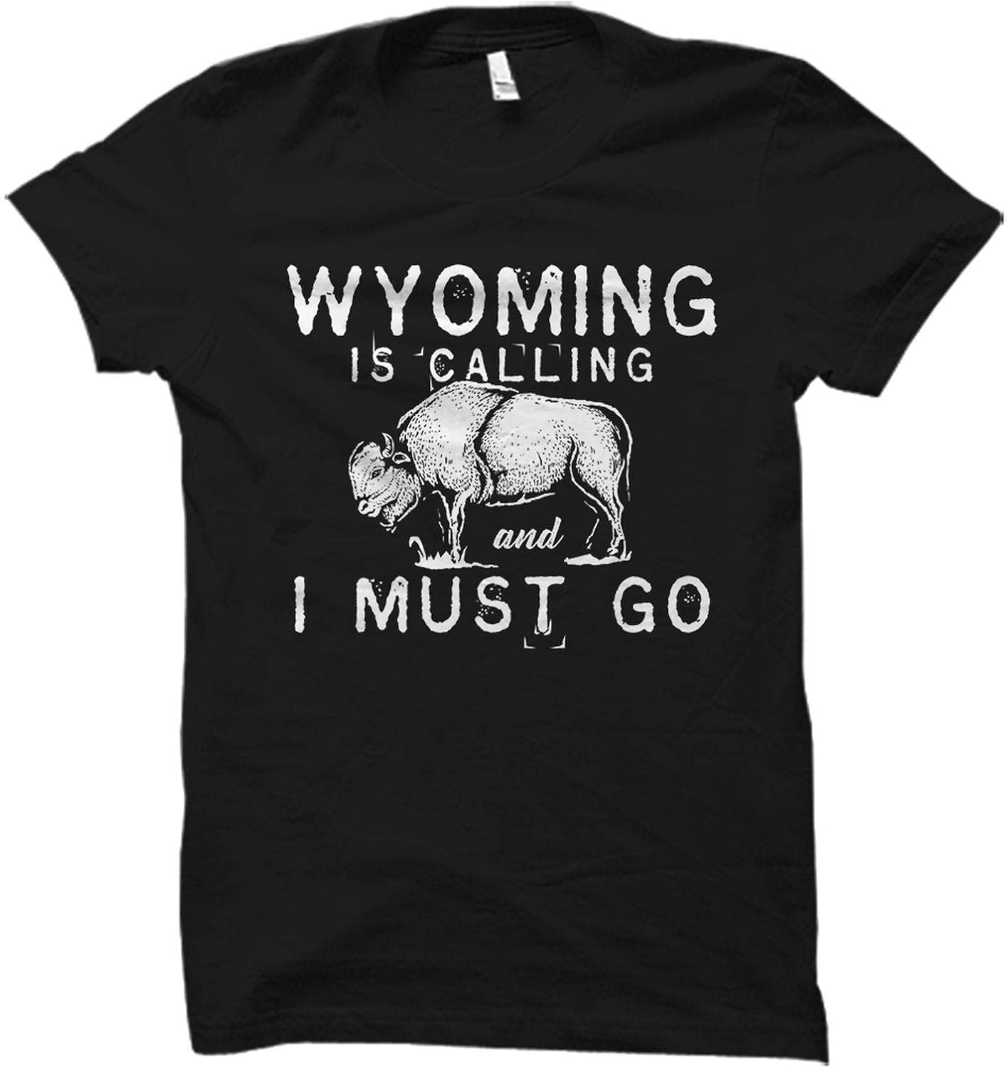 Amazon.com: N Wyoming Shirt, Wyoming T-Shirt, Wyoming Gift, Wyoming Is Calling And I Must Go ...