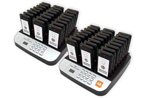 CORUM SECURITY Lineup Waiting Queue Pagers for Restaurants Paging System Coast Buzzer Beep Buzzer Signal Calling Customer Service for Cuisine Hospital