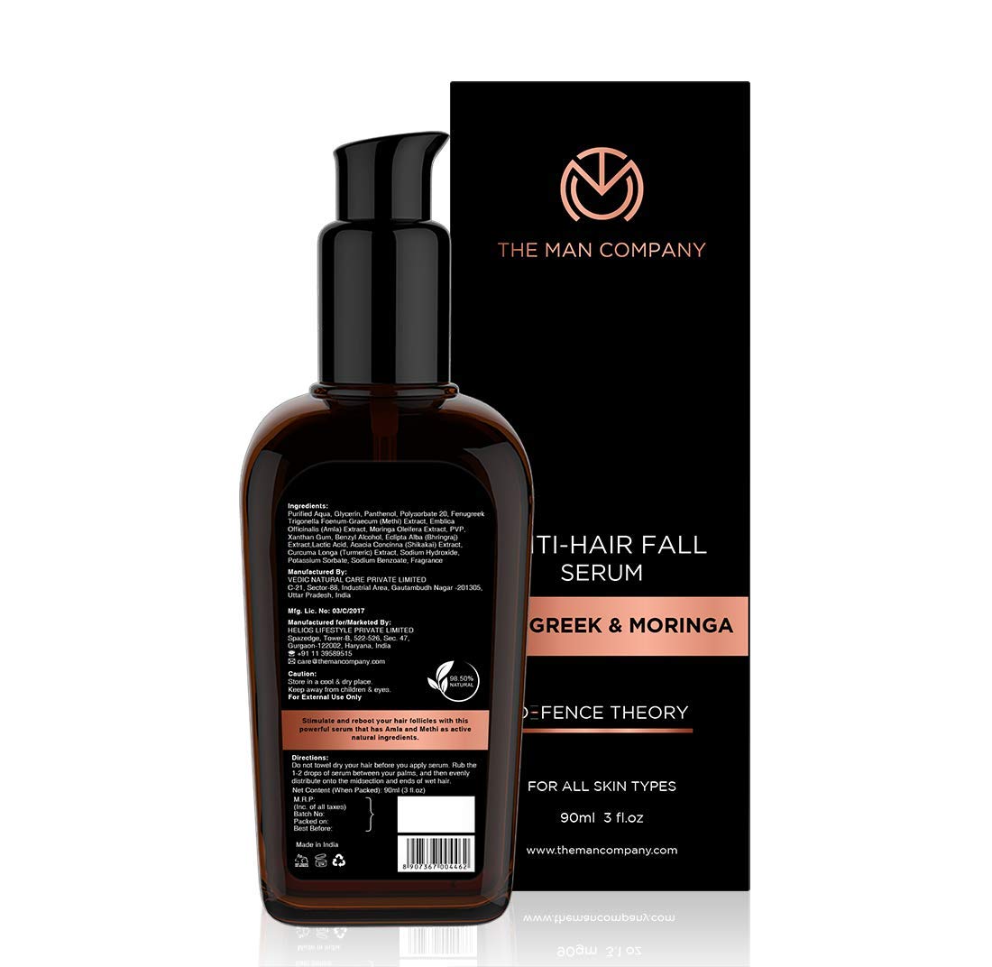 Buy The Man Company Hair Fall Control Serum For Men 90 Ml Online