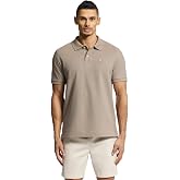 Psycho Bunny Men's Classic Pique Polo Shirt - Antique Taupe | Looks sharp all day, Keeps its shape with a collar that won't roll, Side vents for easy movement, Softness you will notice