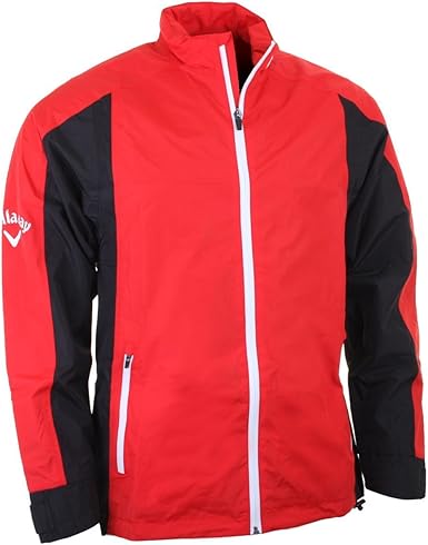 Callaway 2015 Green Grass Weather Series Mens Waterproof Golf Rain Jacket Salsa X Small Amazon Co Uk Clothing