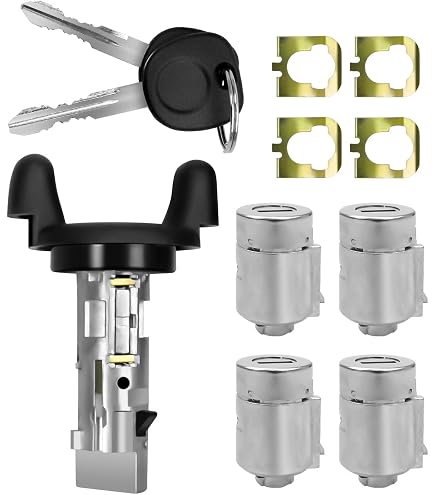 STRATTEC OEM Chevrolet Ignition & Door Lock Cylinder Set – 2 Keys, 2 Door Locks, Ignition