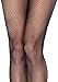 Leg Avenue Women's Plus Size Suspender Pantyhose, Black Fishnet, 1X