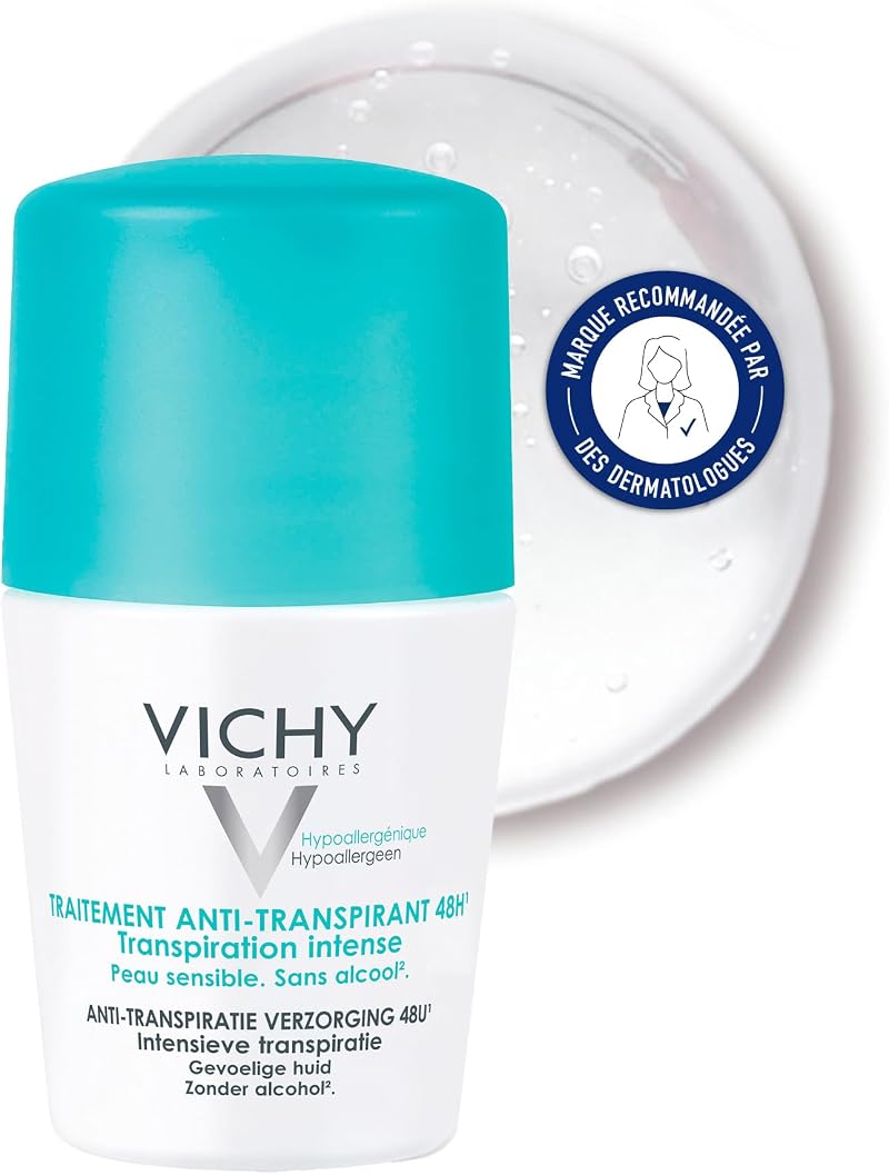 Vichy 48 Hour No-Trace Anti-Perspirant Roll On 50ml Brand New