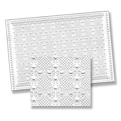 Decor Dollhouse Ceiling Wallpaper Medallion Panel Silver Svcst Org