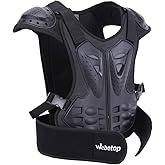 Webetop Kids Chest Protector Motocross Chest Protector Youth Dirt Bike Body Chest Spine Protector L