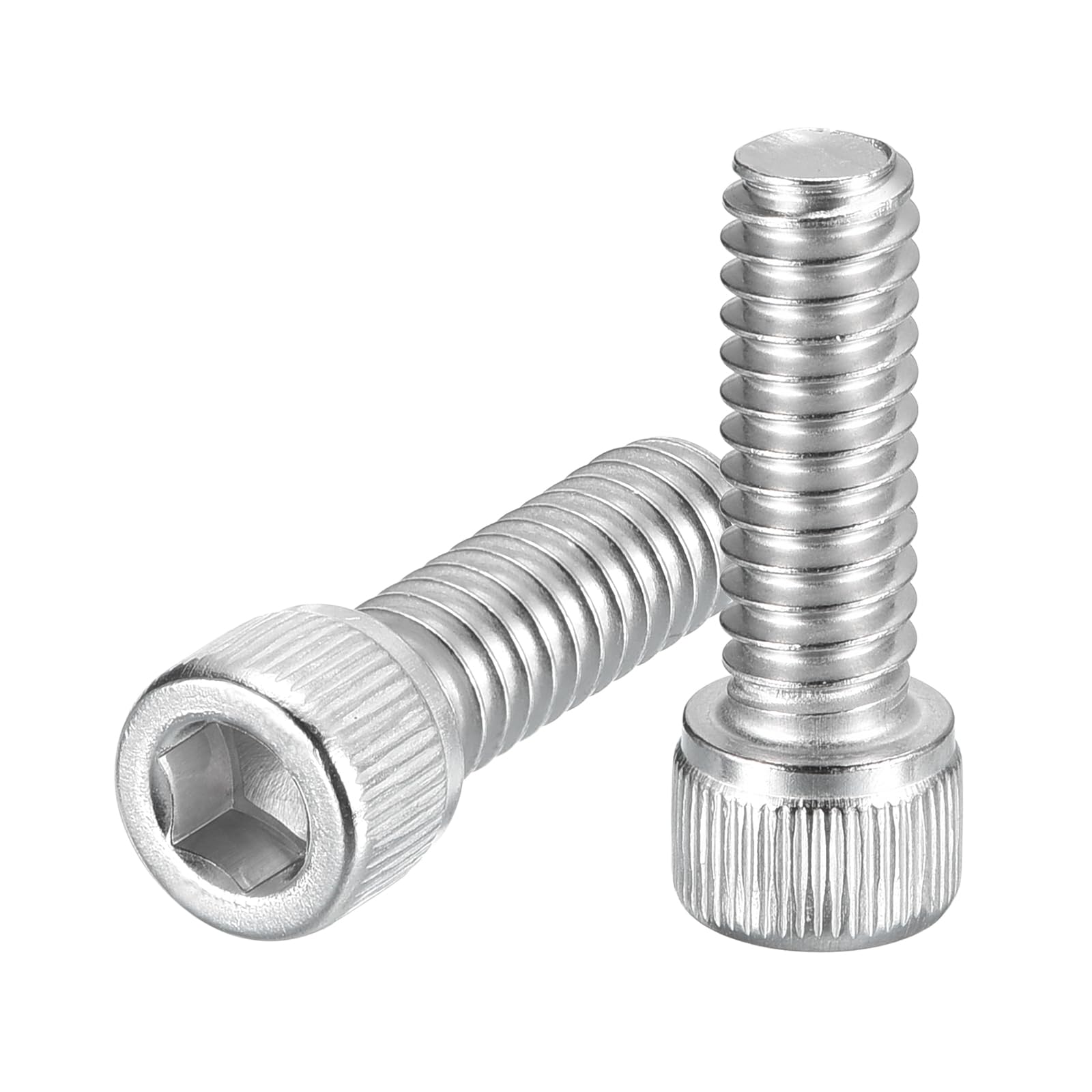uxcell Hex Socket Bolts (1/4"-20x5/8"), 304 Stainless Steel Hex Socket Drive Screw, Silver Tone, 25 Pcs โ image 1