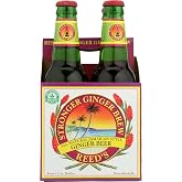 Reed's Stronger Ginger Beer 12 oz (Pack of 8 Bottles)