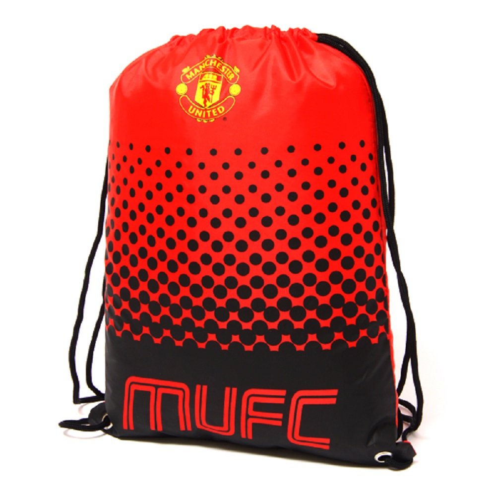 Official Football Merchandise – Sports Backpack with Adjustable Drawstring – Various Teams, Manchester United FC, 45 x 34cm