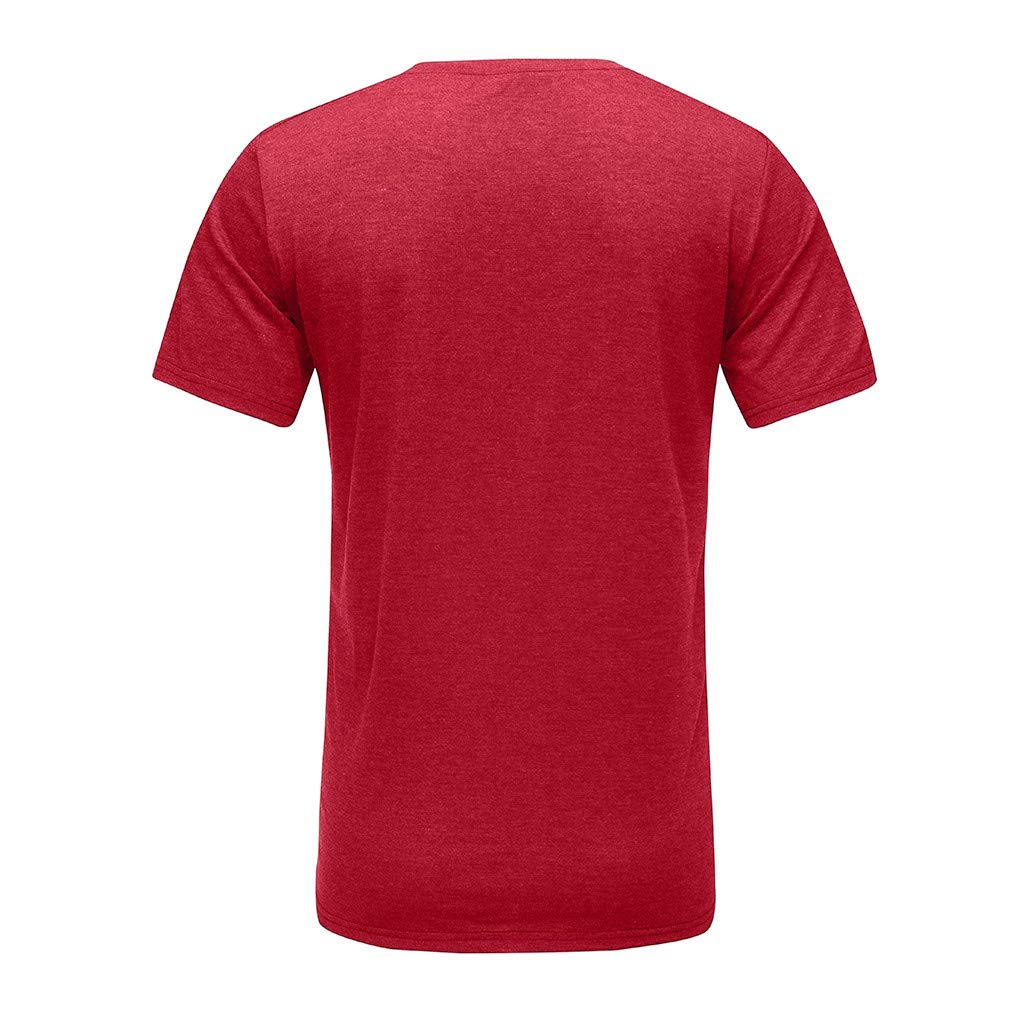 LEXUPA Mens t Shirts Fashion Mens Summer Slim Casual Pocket V-Neck Fit Short Sleeve Top Blouse