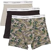 Calvin Klein boys Calvin Klein Boys' Modern Cotton Boxer Brief Underwear 3-pack