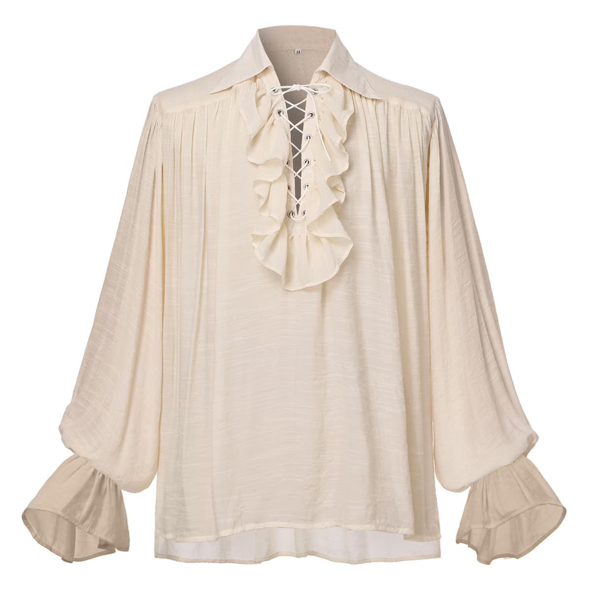 GRACEART Men Medieval Pirate Shirt Women Vampire Renaissance Shirts Nordic Captain Victorian Tops