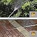 Cszxx Hydro Jet Power Washer Hose Nozzle - Deep Jet Magic Power Car Washer, Pressure Garden Spray Wand with 2 Tips, a Free Scrubbing Mitt
