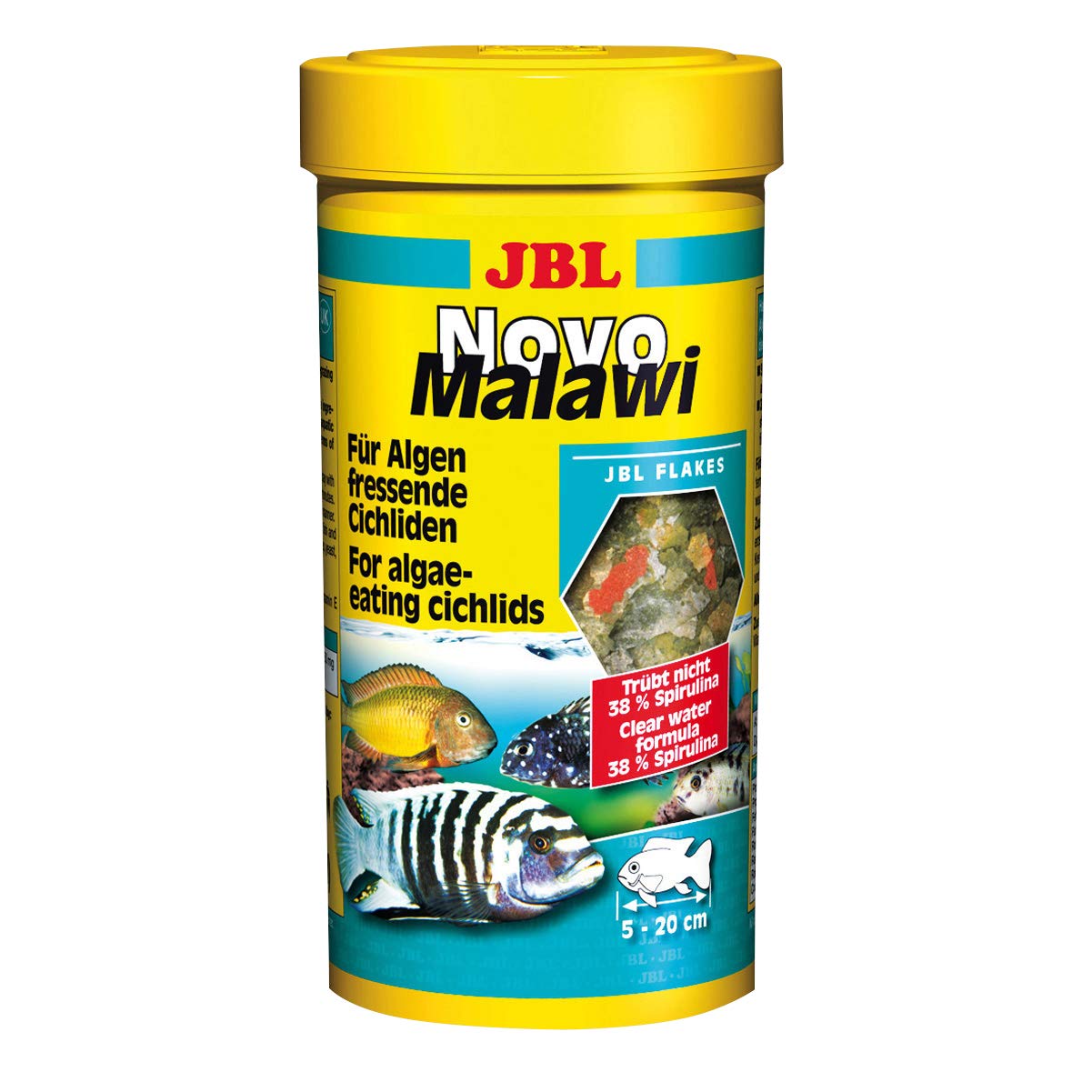 JBL NovoMalawi Algae-Eating Cichlid Food 40g