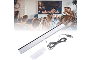 Sensor Bar, Ray Sensor Bar Wired Receiver & Stand for Console Replacement Wired Infrared IR Ray Motion Sensor Bar Compatible 