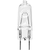 Satco S4622 100 Watt 1700 Lumens T4 Halogen G8 Base 120 Volt Clear Light Bulb, Dimmable