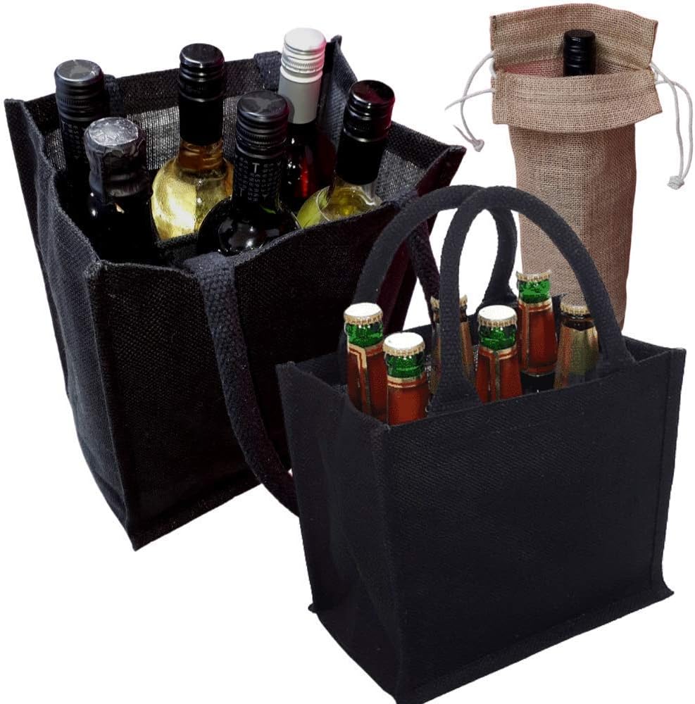 Sac Isolant 2 Bouteilles De Vin PFUNGO - Protection Anti-Choc - Idéal Cadeau, Voyage Ou Dégustation