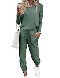 Ekouaer Women's Pajama Sets Casual 2Pcs Sleepwear