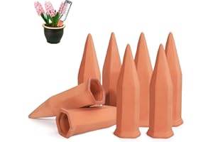 CHONSUN Plant Self Watering Spikes Terracotta Plant Watering Spikes Automatic Plant Waterer for Indoor Outdoor Plant Great Plant Watering Devices for Vacations 8/10 Pack (8)