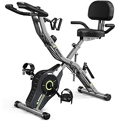 Goimu Exercise Bike, 5 in 1 Foldable Stationary