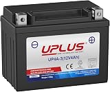 UPLUS UP4A-3 12V 4Ah Maintenance Free AGM Motorcycle Battery