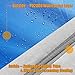 Vigor Waterproof Rainfly Large Tent Tarp for Camping and Snow Protection with Reflective Rope and Windproof Stakes, Blue
