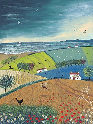 Art Group AFWDC92522 The Jo Grundy Sea Breeze Canvas Print, Cotton, Multi-Colour, 1.8 x 30 x 40 cm