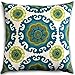 Utopia Bedding Decorative Square 18 x 18 Inch Throw Pillow (Indoor/Outdoor) - Floral Green Cushion