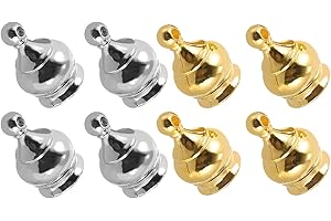 UKCOCO Lamp Finials 8Pcs Zinc Alloy Screw Caps for Porch Lamps and Crystal Chandeliers