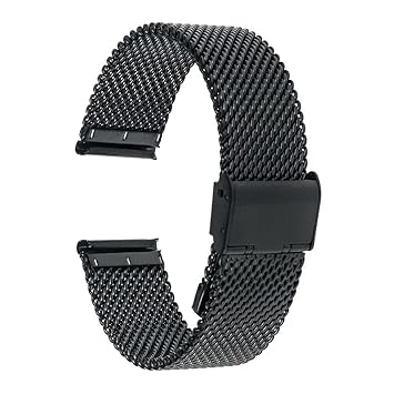 TRUMiRR 20mm Uhrenarmband Milanese Edelstahl-Band für Samsung Gear S2 Classic R732 R735, Moto 360 2 42mm Herren, Pebble Zeit 