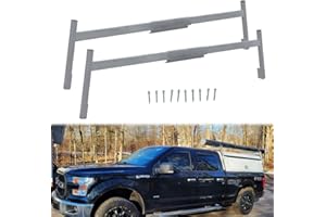 Mountainpeak Aluminum Truck Cap & Topper Ladder Roof Rack for Pickup Camper Shell