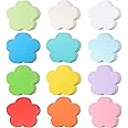 144 Pieces Flower Cutouts Paper Large Flowers Assorted Color Spring Flower Cutouts Classroom Decoration Cut-Outs Flower Paper Shape for DIY Kids Craft Projects Spring Summer Theme School Party