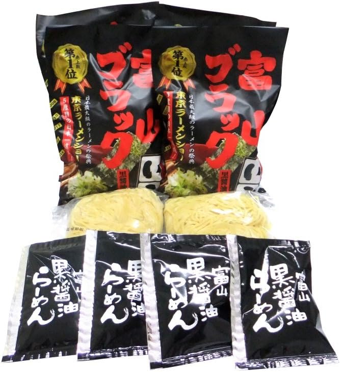 Amazon 富山ブラック 麺屋いろは ラーメン 富山らーめん黒 ８食入り 東京ラーメンショーv5達成 麺屋いろは ラーメン 通販