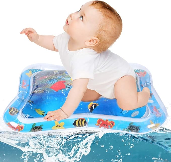 Tapis De Jeu En Pvc Impermeable 66x50cm Tapis Deau Gonflable Pour Bebe Et Enfant Cspone Comme Centre Dactivites Amusant Pour Stimuler La Croissance De Votre Bebe Tapis De Jeux Et D Eveil Bebe